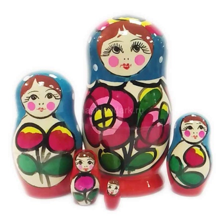 Матрешка Полхов-майданская 5 мест 10см арт. 1118310
