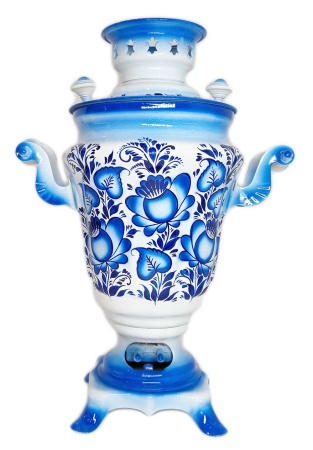 Самовар электрический 1.5 литра "Гжель" арт. 322622 