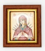 Иконка Ростовская финифть Богородица 8х7 см. арт. 456438