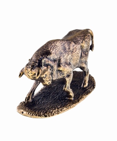 Бык большой без подставки 55х35 мм. арт 674.1