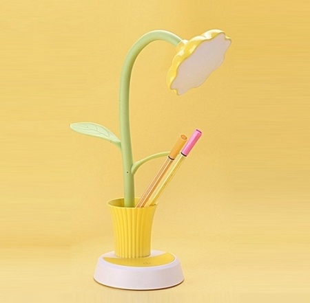 Лампа настольная "Цветок" (разные цвета) Артикул: 4216 