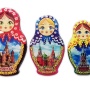 Магниты с Матрешкой 6 шт. 7см Арт. 140219212