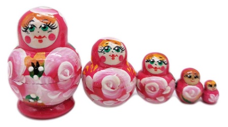 Матрешка мини 4 см. 5 мест арт. 87522