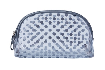 Косметичка "Горох" DEWAL BEAUTY BG-12grey 