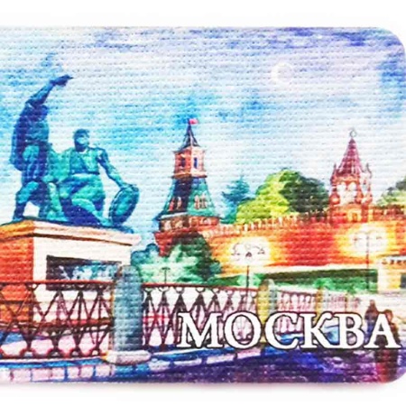 Магниты с Москвой "Минин и Пожарский" 9х5см Арт. 140219270