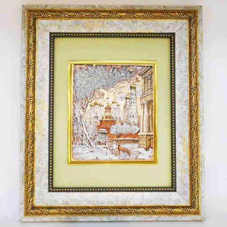 Гравюра на меди "Кремль-Колокольня Ивана Великого" 26х22см Арт. 290119171