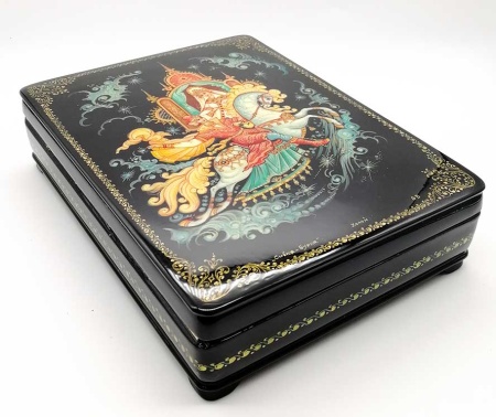 Лаковая шкатулка "Сивка бурка" 20х15х5 см. арт. 642467