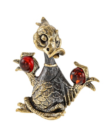 Утенок медитация без подставки 50х45 мм. арт. 2661.1