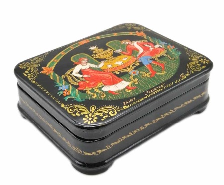 Шкатулка "Чаепитие" 10х8 см. арт. 895332 