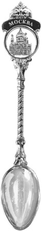 Ложка сувенирная "Москва" с фигурной вставкой арт 9784439