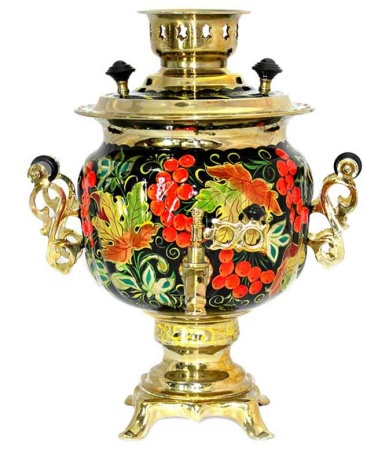 Самовар электрический с росписью, 3 литров, «Образец №10» 