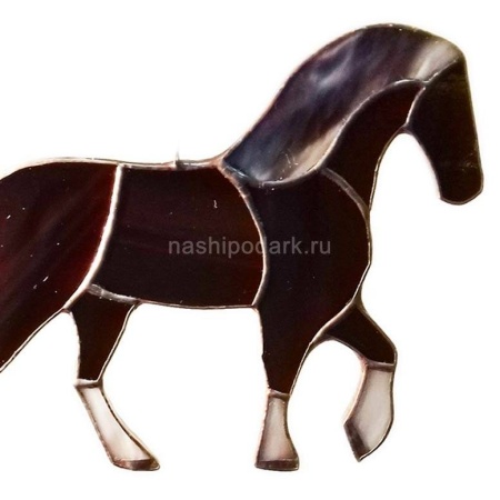 Витраж фигурка "Лошадки" 7х10см Арт. 150319543 