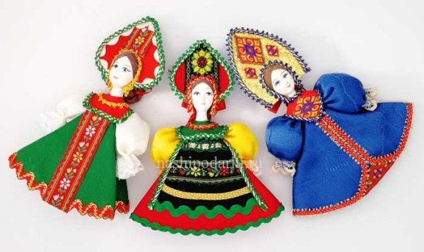 кукла в русском костюме малая 14см арт. 457431