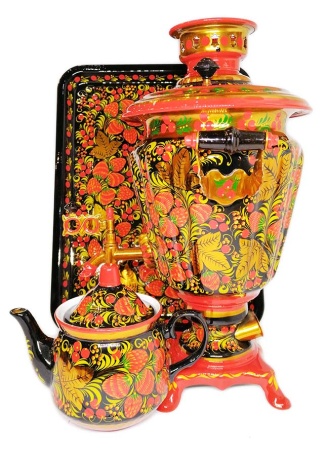 Самовар электрический 3 литра "Рюмка-Хохлома" арт. 5733389 
