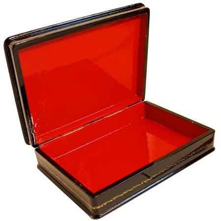 Шкатулка лаковая "Аленький цветочек" 17х14 см арт. 978522 