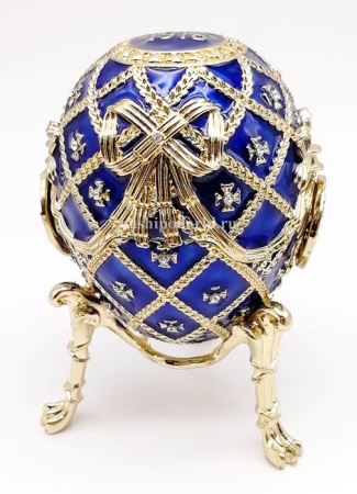 Яйцо фаберже под фото 9 см. арт. 986223 