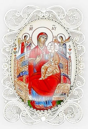 картинка Иконка Ростовская финифть 6х4 см. арт. 436321 