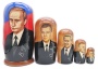 Матрешка Путин 18 см. 5 мест. арт. 5756235  Матрешка Путин 18 см. 5 мест. арт. 5756235