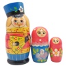 Матрешка "Мужик с балалайкой"  13 см. арт. 853443