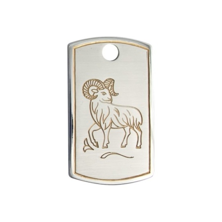 картинка Серебряная Подвеска-жетон "Овен" Арт: 10040479О11 