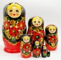 картинка Матрешка под хохлому 7 мест 21 см. арт. 587591 картинка Матрешка под хохлому 7 мест 21 см. арт. 587591