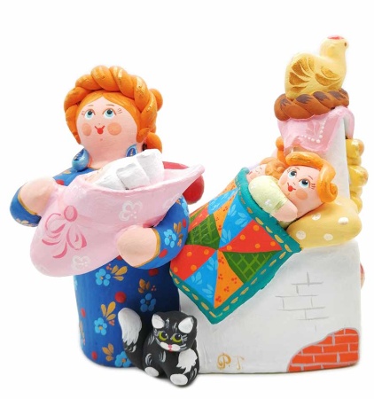 Ковровская игрушка "Печь" 15х16 см. арт. 980689313