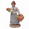 Майолика фигура коллекционная "Цветочница" арт. 1118215 