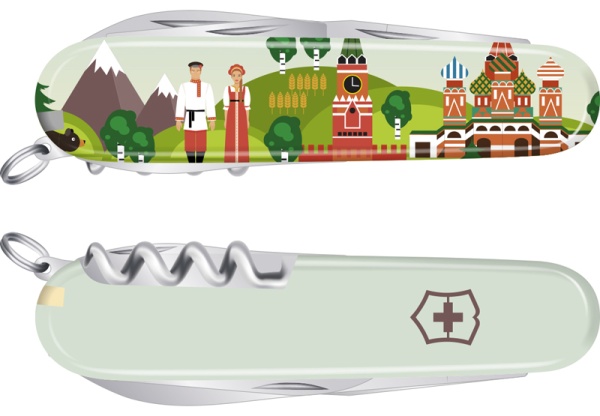 Нож перочинный Spartan Из России с любовью VICTORINOX 1.3603 RUSSIA 