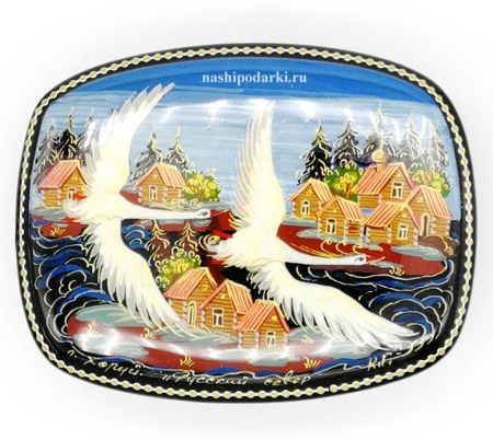 Шкатулка Холуй "Север" 10х8 см. арт. 43678524