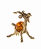 Фигурка из латуни Козочка 25х32 мм. арт. 534