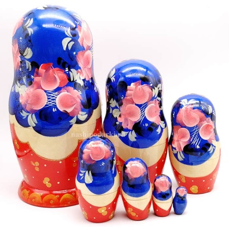 Матрешка Москва 22 см. 7 мест арт. 5633661