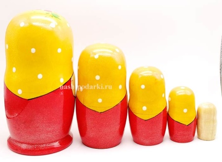 Матрешка 5 мест 17см арт. 9861276