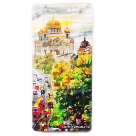 Магниты с Москвой "Храм Христа Спасителя" 9х5см Арт. 140219268