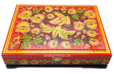 Шкатулка для документов хохлома Шкатулка для документов хохлома