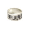 Серебряное Кольцо "Штрих-код" Арт: 10020512А05