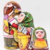 Матрешка авторская "Семья" 3 места арт. 865271