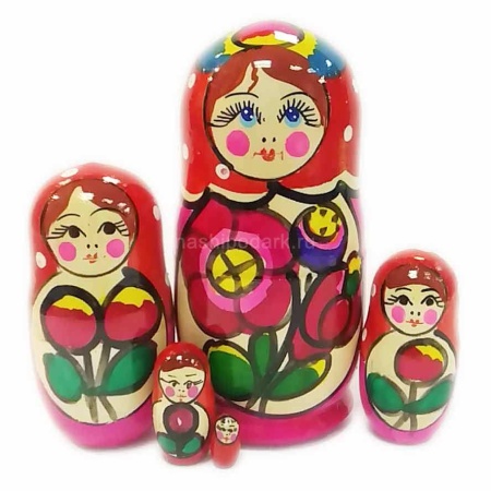 Матрешка Полхов-майдан 5 мест 10см арт. 1118312