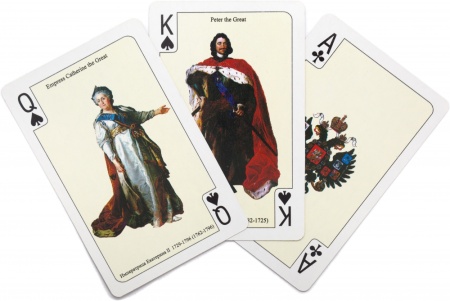 Карты игральные сувенирные "Императоры России" арт. 9000IR 