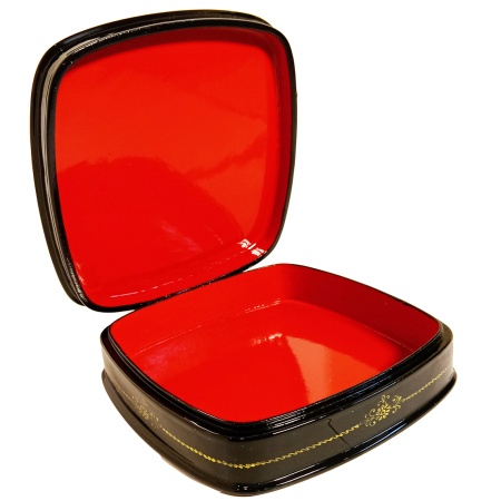 Шкатулка лаковая миниатюра "Снегурочка" 16х16 см. арт. 86733822 