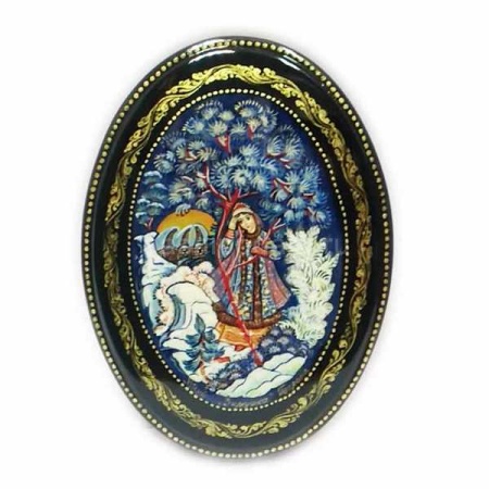 Шкатулка Холуй "Зимушка" 9х12см арт. 1118059