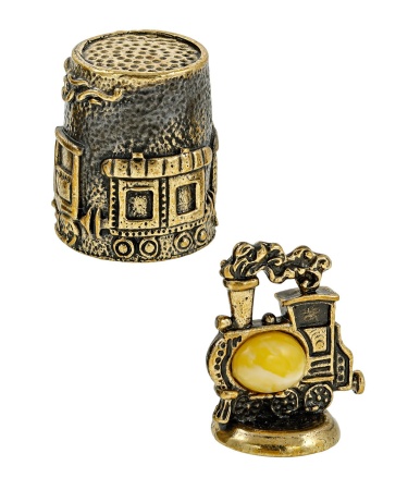 Наперсток Паровоз дымит 20х50 мм. арт. 2955 Наперсток Паровоз дымит 20х50 мм. арт. 2955