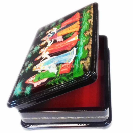 Шкатулка стиль Палех "Хоровод" 12х17см Арт. 110419725 