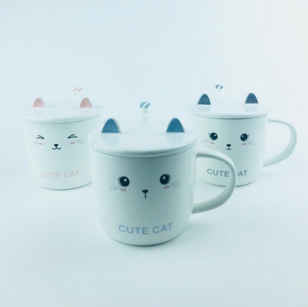 Кружка "CUTE CAT" (с крышкой) Артикул: 4254 