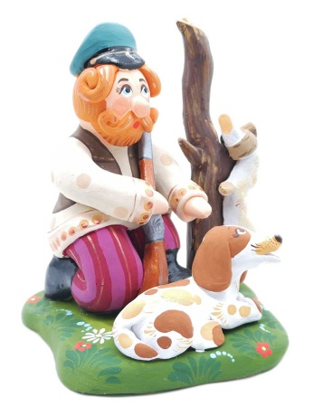 Ковровская игрушка "Охотник" 15х13 см. арт. 323450313 Ковровская игрушка "Охотник" 15х13 см. арт. 323450313