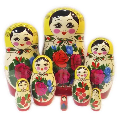 Матрешка Семеновская 8 мест 21 см арт. 1118266  Матрешка Семеновская 8 мест 21 см арт. 1118266