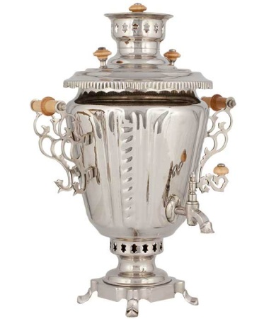 Самовар жаровой, форма рюмка, 5л 37х28х49см  Самовар жаровой, форма рюмка, 5л 37х28х49см