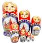 Матрешка Москва 7 мест 21см арт. 5463366