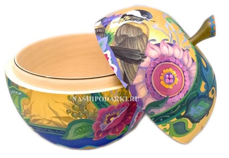 Яблоко авторское "Русская зима" 18х12 см. арт. 846122