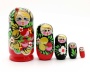 Матрешка под хохлому 10 см. 5 мест арт. 753462