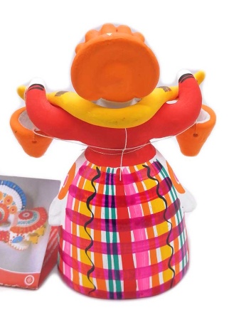 Дымковская игрушка водоноска 11 см. арт. 5746333